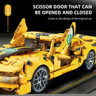 ToylinX™ 1:18 Sports Car 451PCS Building Blocks Model Kit for Kids & Adults