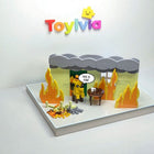 Toylvia™ 403PCS “This Is Fine” Dog Building Block Set - Funny Desktop Meme Scene Model