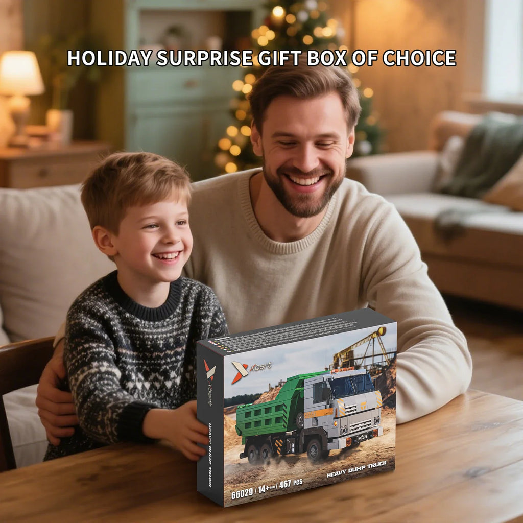 Toylvia 467PCS dump truck building blocks model with packaging box