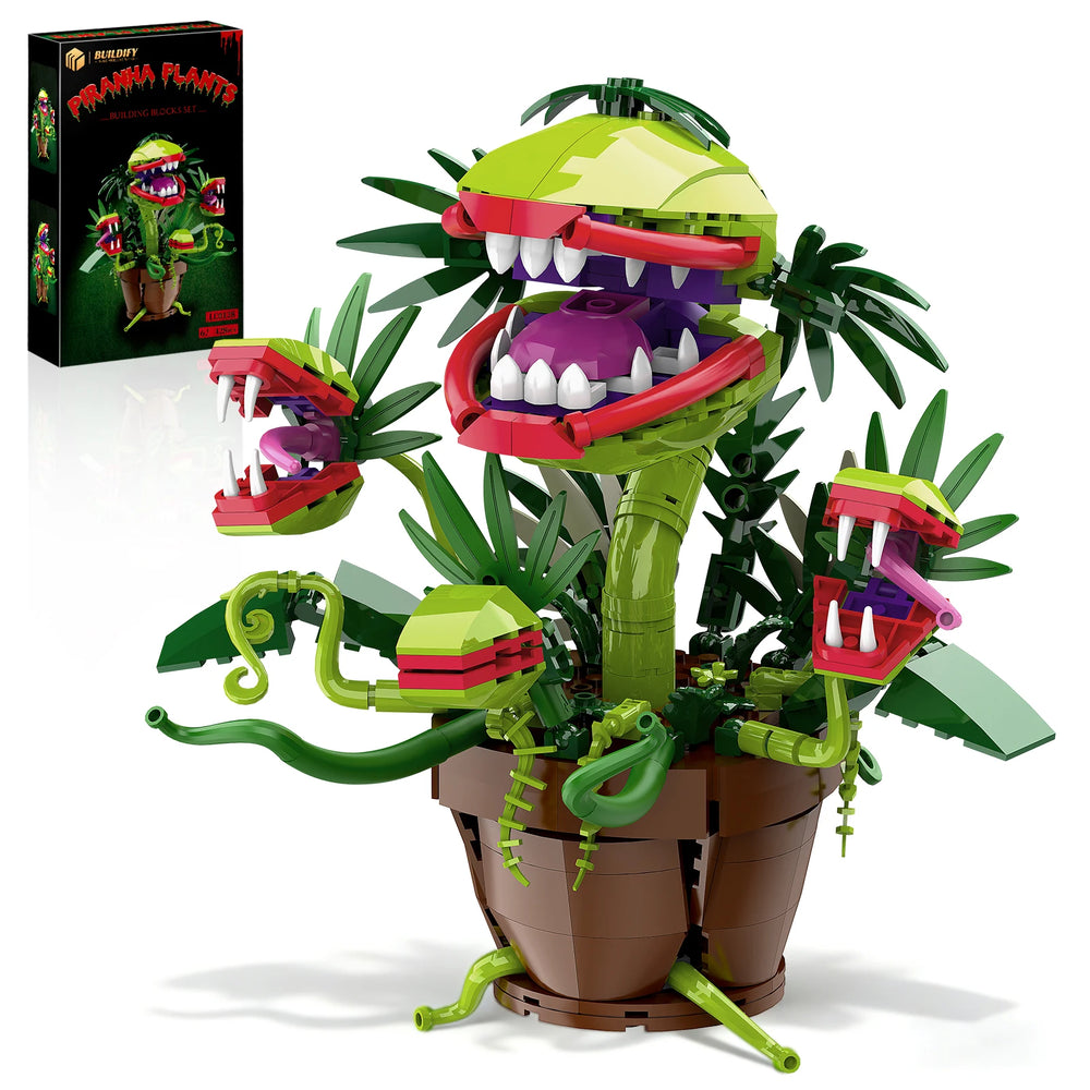 Audrey II Piranha Plant Building Blocks Set – 428 PCS Horror Movie Display Model