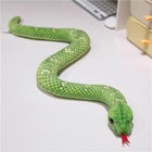50CM Quirky Crooked Python Plush Toy Printed Snake Animal