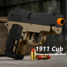Pocket 1911 Mini Soft Bullet Pistol - Continuous Shell Throwing Toy Gun