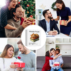 Wooden sleeping cat jigsaw puzzle as a thoughtful gift for family, friends, and loved ones