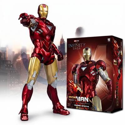 Marvel Iron Man MK6 1/12 Scale Action Figure - Assemble Model Toy Kit