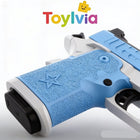 Toylvia™ G17/2011 Soft Bullet Toy Gun - Shell Ejecting Manual Blaster Set