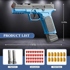 Toylvia™ G17/2011 Soft Bullet Toy Gun - Shell Ejecting Manual Blaster Set