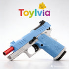 Toylvia™ G17/2011 Soft Bullet Toy Gun - Shell Ejecting Manual Blaster Set