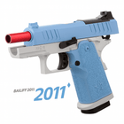 Toylvia™ G17/2011 Soft Bullet Toy Gun - Shell Ejecting Manual Blaster Set