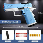 Toylvia™ G17/2011 Soft Bullet Toy Gun - Shell Ejecting Manual Blaster Set