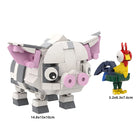 Heihei Chicken & Pua Pig Building Blocks Set – Ocean Movie Animal Collection