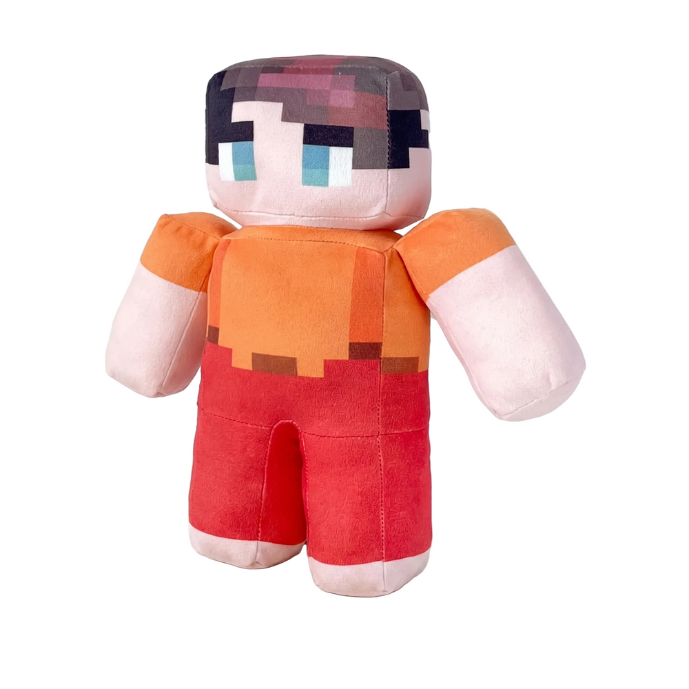 25cm KreekCraft Plush Toy - Roblox & Minecraft Style Pixel Gamer Stuffed Doll