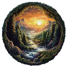 Wilderness Waters: Mountain Streams Landscape Adult Wooden Puzzle