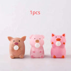 Three pig squishy bubble fidget toys showing random style option one piece selection