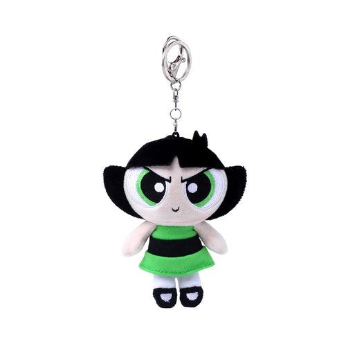 12cm Buttercup Plush Keychain - Kawaii Powerpuff Girls Anime Stuffed Toy