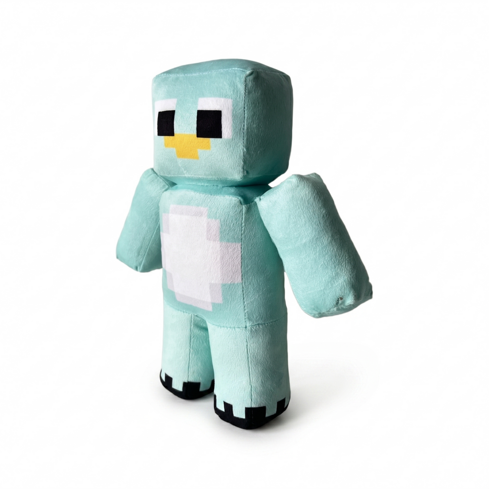25cm Slogo Plush Toy - Roblox & Minecraft Style Pixel Gamer Stuffed Doll
