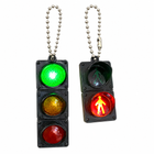 LED Traffic Light Keychain | Mini Pedestrian Signal Keychain Toy