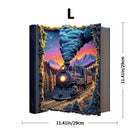 Train Wooden Puzzle - Irregular Cut Brain Teaser 3D Jigsaw | Toylvia™