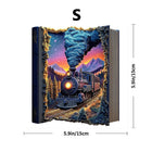 Train Wooden Puzzle - Irregular Cut Brain Teaser 3D Jigsaw | Toylvia™