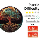 Yggdrasil Realm: High-Difficulty Tree of Life Wooden Puzzle