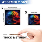 Mindful Mastery: Colorful Tree of Life High-Difficulty Wood Jigsaw