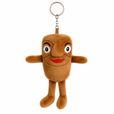 Tung Tung Tung Sahur Plush Keychain Viral Brainrot Meme Character