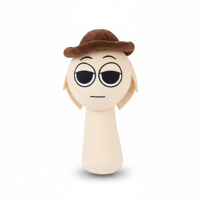 Tunner Sprunki Plush Toy - Tan Stuffed Animal 20cm