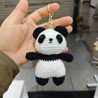 Crochet Animal Bag Charm—Handwoven Knitted Keychain for Car Keys