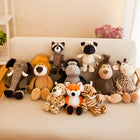 25cm & 35cm Jungle Animal Plush Toys - Cute Safari Stuffed Animal Collection