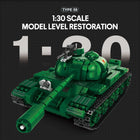 Type 59 Tank Building Set - WOT Licensed WWII Chinese Heavy Tank