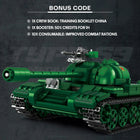 Type 59 Tank Building Set - WOT Licensed WWII Chinese Heavy Tank