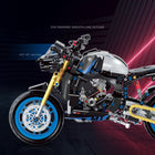 1:8 City Motorbike Racing Vehicle Technical Building Blocks 582pcs