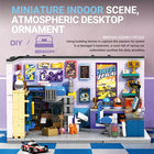 511pcs Racing Car Driver Bedroom Building Blocks Model