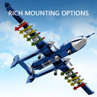 SEMBO 434pcs Military Fighter Aircraft Building Blocks