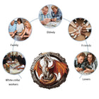 Dragon Wooden Puzzle for Adults - Irregular Animal Shaped Jigsaw