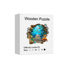 Abyss Magic: High-Difficulty Underwater World Wooden Puzzle