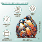 Unique Shape Penguin Wooden Jigsaw Puzzle - Advanced Level