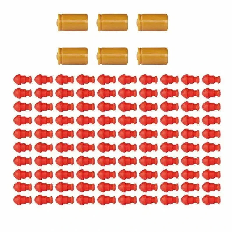 Foam dart and shell refill accessory set for USP shell ejecting toy blaster Toylvia