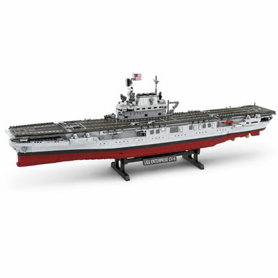 USS CV-6 Enterprise Building Set | 1883PCS Naval Carrier | Toylvia