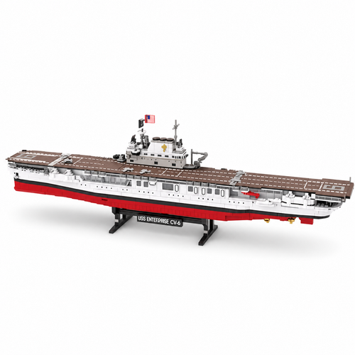 USS CV-6 Enterprise Building Set | 1883PCS Naval Carrier | Toylvia - alternate view