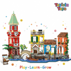 Venice Main Street Building Set | 2155PCS City House with Lights | ToyIvia