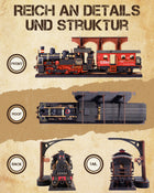 Rolife Steam Journey 3D Wooden Puzzle | 405PCS Train Model | ToyIvia