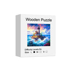 Beacon at Sea: High-Difficulty Wave Lighthouse Wooden Puzzle