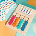 Montessori Wooden Color Matching Game – Logic Puzzle Toy for Kids