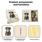 Wooden Dog Puzzle - Dachshund Jigsaw | Stress-Relief Gift (107-201 PCS) | Toylvia™