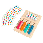 Montessori Wooden Color Matching Game – Logic Puzzle Toy for Kids