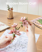 Rowood 3D Wooden Rose Bouquet - DIY Adjustable Flower Model Kit
