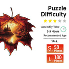 Autumn Realm: High-Difficulty World in the Maple Leaf Wooden Puzzle