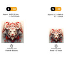 Year of the Dragon Wooden Jigsaw Puzzle Unique Animal Shaped Pieces Mythical Dragon Art