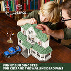 Zombie Apocalypse Farmstead - 1058 Piece Horror Building Set