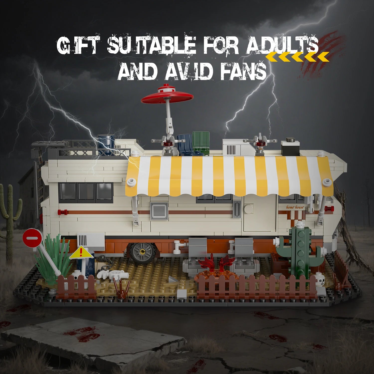 Apocalypse Survival RV Building Set - Post-Apocalyptic Van (1054 Pcs) Secondary image